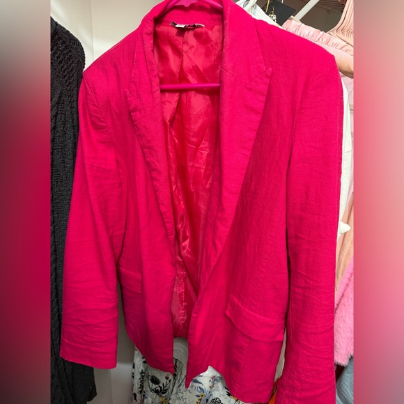 Ophelia Roe Jackets & Blazers - Chic Fuchsia Blazer for Women Size L